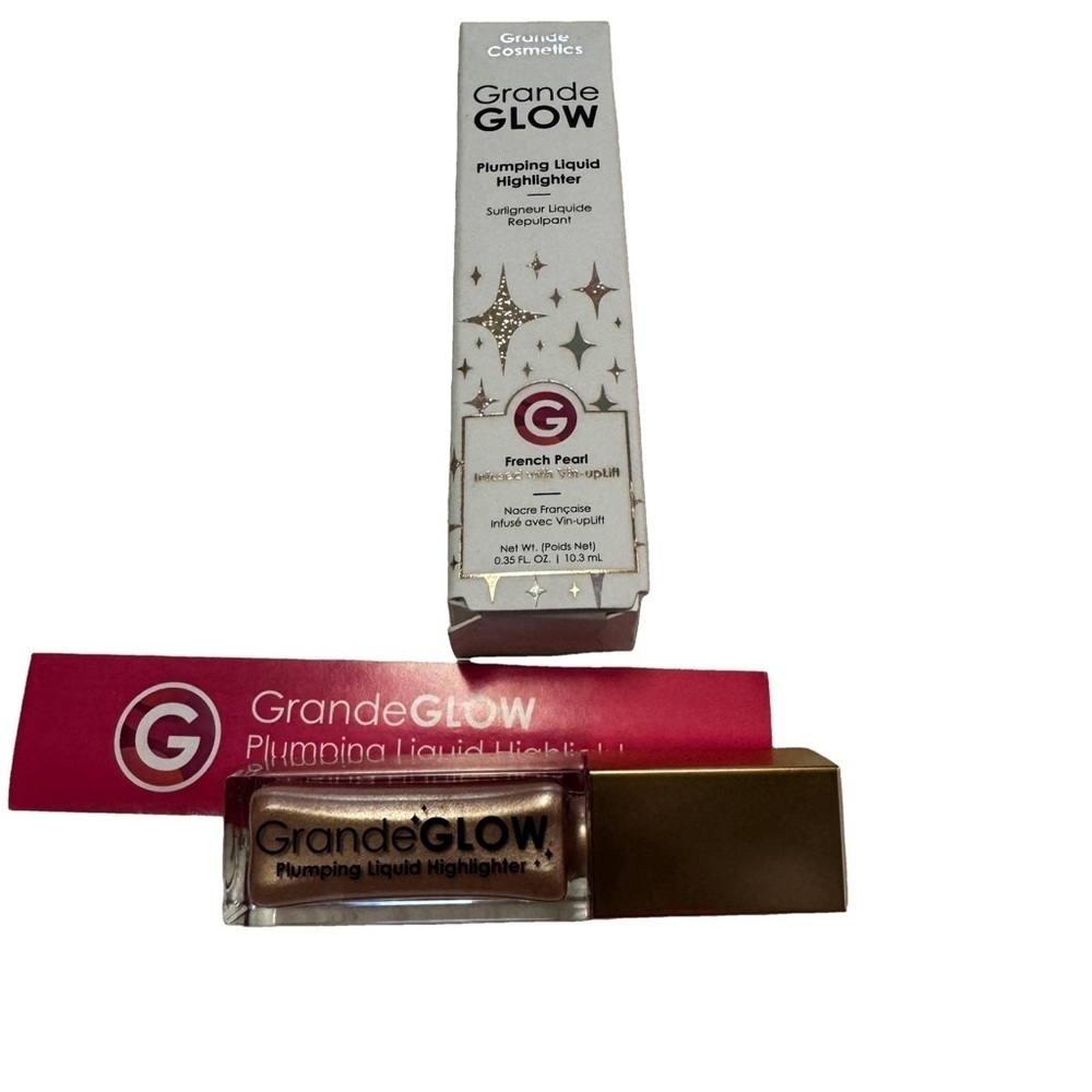 Grande Cosmetics GrandeGLOW Plumping Liquid Highlighter - French Pearl - New